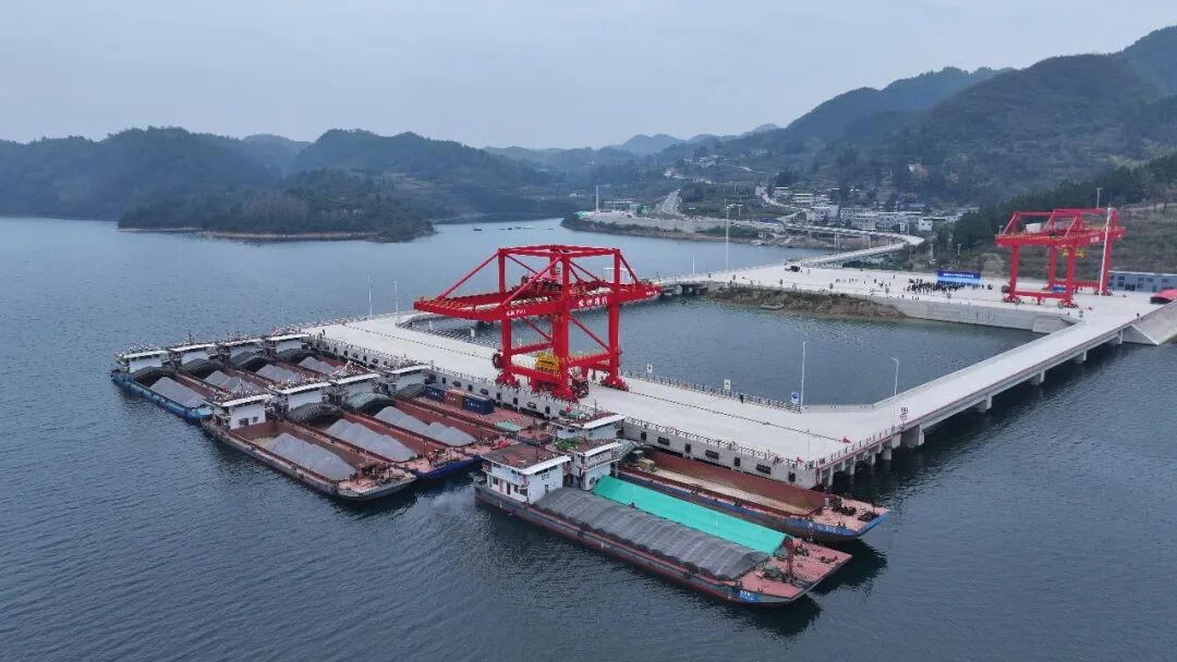 贵州首个自动化码头——瓮安港云中港区正式开港